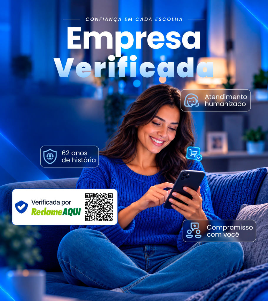 Acesse o perfil da Eletrônica Santana no Reclame Aqui